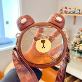 Botella pastel de oso de doble cara kawaii (750 ml)