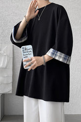 Camisas casuales holgadas a cuadros para hombre