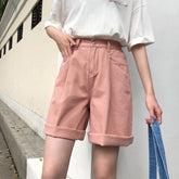 High Waist Wide Leg Colors Shorts Pants