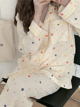 Dot Colorful Colors Pattern Sleepwear Pajamas Set