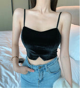 Sexy Camisole Chest Pads Crop Tops
