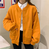 Dicker Freizeit-Streetwear-Pullover mit O-Ausschnitt und Reißverschluss