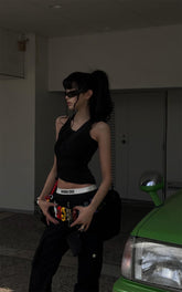 Ribbed Racerback Tank Top