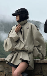 Unisex Deconstructed Trench Coat
