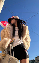 Faux Fur Oversized Coat