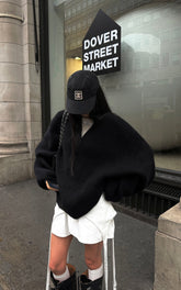 Layered V-Neck Knit Sweater