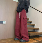 Hip Hop Patchwork Cargo Taschen Herrenhose