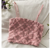 Sexy Floral Elegant Spaghetti Straps Tank Top