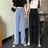 High Waist Side Split Loose Sweatpants
