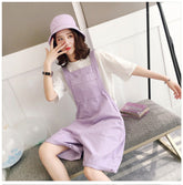 Cute Casual Colors Wide Leg Romper Playsuits