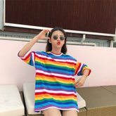 Rainbow Striped T-Shirt