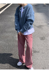 Vintage Wide Leg Corduroy Long Pants