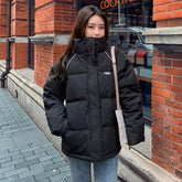 Solid Warm Casual Parkas Coat Jacket