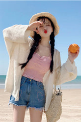 Cárdigan de verano de punto suelto