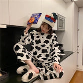 Cow Pattern Sleepwear Pajamas Set