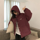 Two Sided Style Warm Parkas Jacket