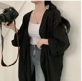Loose Long Oversize Cardigan Blouse Shirt