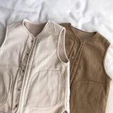 Vintage Corduroy Woolen Vest Sweater