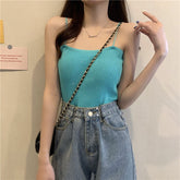 Sexy Little Beading Camisole Crop Tops