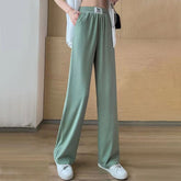 High Waist Elastic Loose Long Pants