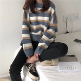Vintage Colors Striped Sweater