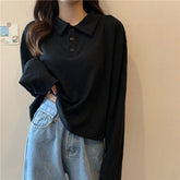 Long Sleeve Knitted Elegant Shirt