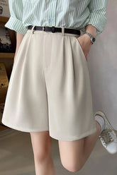 High Waist Women Office Shorts Pants