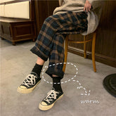 Retro Plaid Colors Long Pants