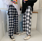 Loose Hip Hop Casual Plaid Long Pants