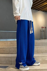 Loose Casual Colors Side Slit Men Sweatpants