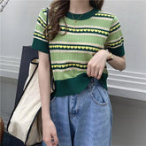 Casual Love Striped Slim Shirt
