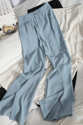 Lässige Schlaghose mit hoher Taille fürs Büro