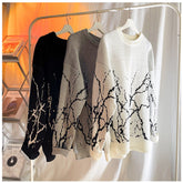 Gothic Art Printed Loose Sweater