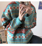 Loose Vintage Thick Knitted Sweater