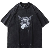 Camiseta Doberman hambriento