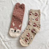 Spotted Deer Sock Set