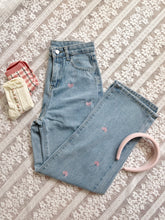 Lover Heart Embroidered Jeans