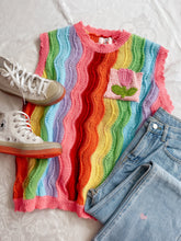 Rainbow Waves Vest