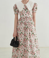 Rose Tea Peter Pan Dress