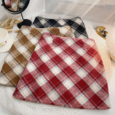 Gerösteter karierter Minirock