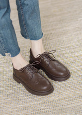 Klobige Oxford-Schuhe