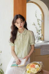 Zesty Puff Sleeve Blouse