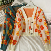 Flower Pop Cami & Cardigan Set