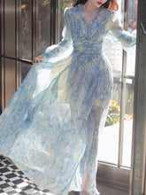 Starry Nights Ruffle Maxi Dress