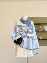 Snowy Schneemann Fair Isle Cardigan