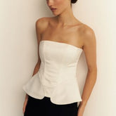 Bandeau Waist Herringbone Corset