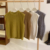 Fall Cable Knit Vest