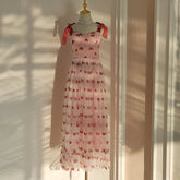 Glitter Hearts Tulle Maxi Dress