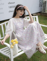 Pastel Garden Pinafore Dress