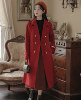 Abrigo clásico de doble botonadura